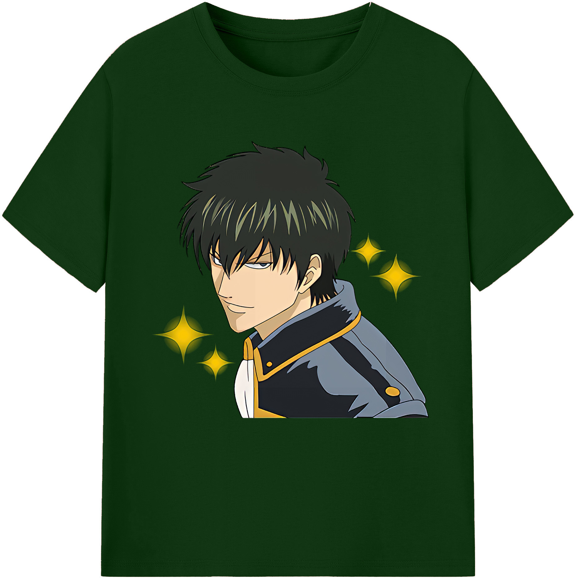 （画像用） ぎんたま 坂田銀時（さかたぎんとき） 神楽 志村新八（しむら しんぱち） GINTAMA Sakata Gintoki Kagura Shimura Shinpachi 綿100％半袖Tシャツ（フロントプリント）